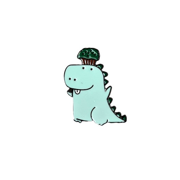 Dinosaur Enamel Pin - Picture 1 of 3
